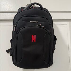 Netflix Branded Samsonite Xenon Large Black Backpack